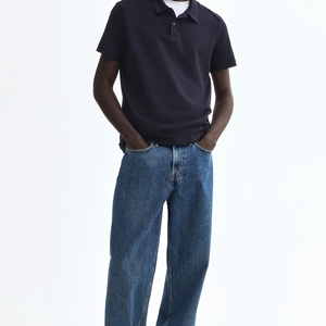 Nouveau design, polo homme de haute qualité, décontracté, à manches courtes, avec logo brodé personnalisé, polos respirants pour hommes - Product Image 1