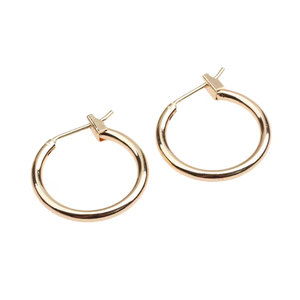 Juego de Aretes de Aro Dorados, Minimalistas, Redondos, en Varios Tamaños, Joyería Clásica para Uso Diario, para Mujer - Product Image 2