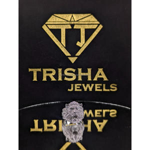 Anillo con cabeza de animal estilo hip hop con diamantes de moissanita VVS en plata de ley 925, joyería personalizada de Trisha Jewels - Product Image 1