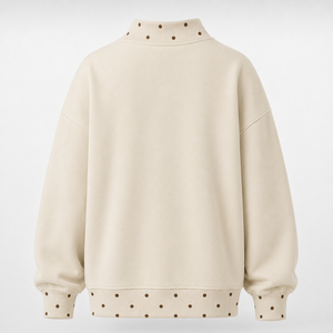 Sweat-shirt à col rond vintage personnalisé pour enfants, pull oversize, streetwear, haut de survêtement pour garçons et filles - Product Image 3