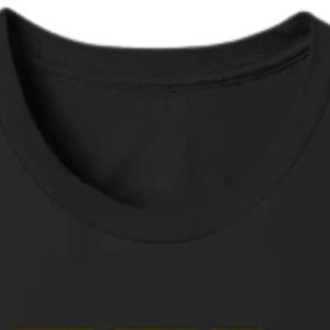 Camiseta Negra Personalizada de Manga Corta con Estampado Gráfico de Letras Griegas en Azul y Amarillo, Camisetas Unisex de Algodón para Ropa Urbana al por Mayor - Product Image 3