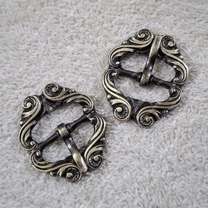 buckle <b>Decorative</b> Pattern <b>Retro</b> Zinc Alloy Clothing MEDIEVAL Belt Buckle Ornate Brass Buckle, 16th-17th century TT-7920 S - Product Image 5