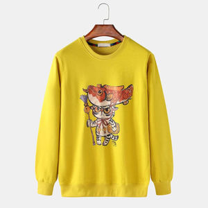 เสื้อฮู้ดดี้ดีไซน์ขายดีที่สุด ลายสกรีนคอกลม มีกระเป๋าข้าง สวมใส่สบายๆ สำหรับผู้ชาย เสื้อสเวตเชิ้ตสกรีนลาย - Product Image 1