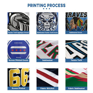 Maillot de rugby rétro américain respirant, fabrication de maillots de football américain unis, personnalisation par sublimation - Product Image 6