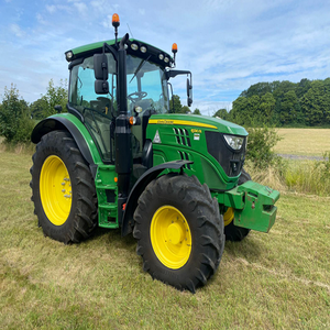 La Mejor Oferta, Tractor John Deere 6130R Usado Original de 120 HP 4X4 con Implementos Agrícolas Completos Disponible a Precio Económico - Product Image 2