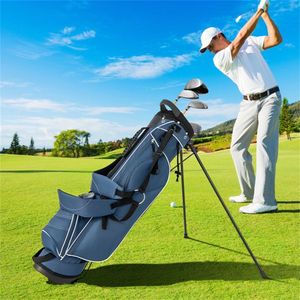 Borsa da Golf Leggera in Poliestere Blu con 4 Tasche con Cerniera e 3 Divisori per Viaggi Comodi - Product Image 2