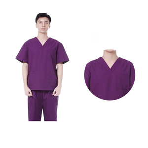 Uniformes Médicos al por Mayor, Conjuntos de Uniformes Transpirables para Enfermería, Veterinaria, Spa, Doctores, Trajes Médicos para Hombre, Algodón y Poliéster - Product Image 3