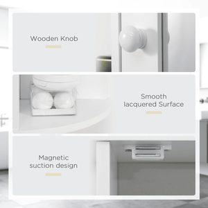 Mobili da Bagno in Legno Massello con Armadietto a Specchio in PVC Impermeabile, Nessuna Spedizione nei Fine Settimana - Product Image 2