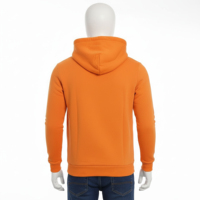 Sweat-shirt à capuche pour hommes en gros – Sweat-shirt décontracté de couleur unie pour hommes, respirant, avec logo personnalisé