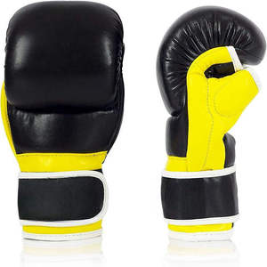 Gants d'arts martiaux multi-panneaux au design unique, service OEM ODM acceptable, gants de combat et d'entraînement MMA à demi-doigts - Product Image 2