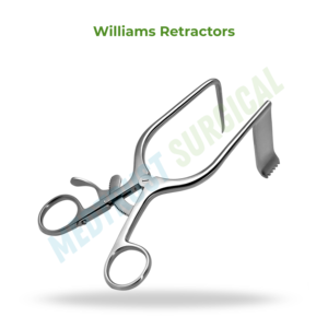 Rétracteurs Williams 14 cm, instrument neurochirurgical pour la rétraction tissulaire en chirurgie de la colonne vertébrale - Product Image 2