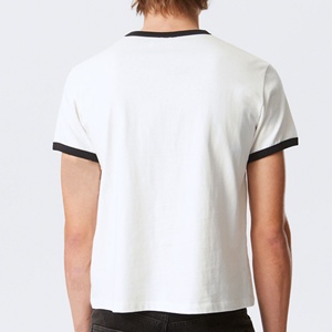 T-shirts Ringer Homme Grande Taille Personnalisables en Coton Tricoté 100% Séchage Rapide Services ODM & OEM T-shirt Ringer Homme 1 - Product Image 3