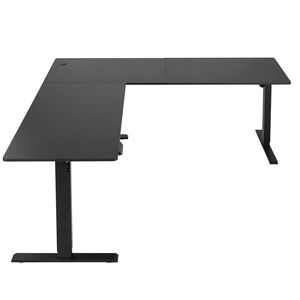 Scrivania da Gaming ad Angolo con Doppio Gancio, in Acciaio al Carbonio Resistente, a Forma di L, con Altezza Regolabile Elettricamente - Product Image 1