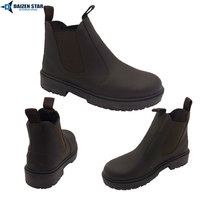 Bottes d'école DAIZEN STAR INTERNATIONAL - Bottes en cuir verni synthétique de haute qualité, à lacets/à fermeture auto-agrippante/Velcro, hauteur cheville/mi-mollet
