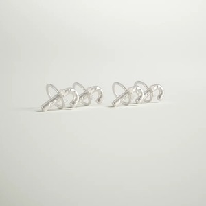 Elegantes Anillos para Servilletas de Metal Plateado con Forma de Bastón de Caramelo, Decoración Navideña para Mesa, Porta Servilletas Festivo con Acabado Plateado - Product Image 1