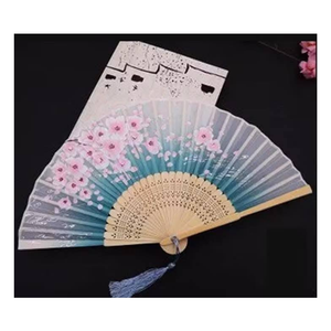 พัดไม้ไผ่ทำมือสุดหรู พับได้ ธรรมชาติ สำหรับตกแต่งบ้าน งานแต่งงาน ของขวัญ จัดส่งตรงจากโรงงาน - Product Image 6