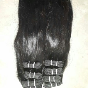 Cabello Humano Indio 100% Virgen, Doble Trama para Procesamiento a Máquina, Sin Químicos - Product Image 1