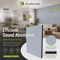 Panneau acoustique décoratif en tissu écologique traditionnel, alternative à l'Akupanel pour salon, chambre et hôtel