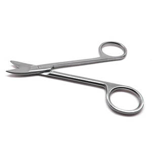 Ciseaux dentaires pour couronnes 11,5 cm en acier inoxydable de qualité supérieure, ciseaux droits pour couper et disseciner les fils, orthodontiques CE By Grip Surgical - Product Image 4