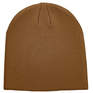 Bonnet en acrylique marron unisexe pour adultes, bonnet tricoté réglable, chaud et décontracté pour l'hiver, taille 56 - Product Image 4