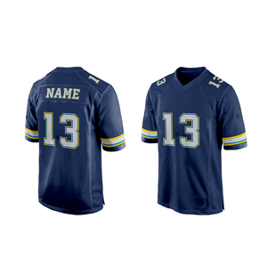 Camiseta de Fútbol Americano Transpirable de Alta Calidad, 100% Poliéster, Logotipo Personalizado, Cuello en V, Número de Equipo - Product Image 2