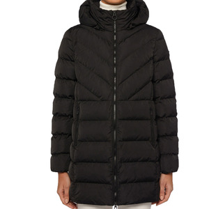 Ultra-Lightweight Women's Winter <b>Jacket</b> Long Korean Style Slim Fit Waterproof Over-the-Knee Hooded Coat <b>Plus</b> <b>Size</b> - Product Image 1