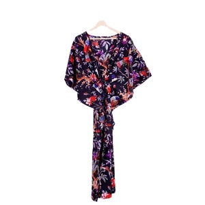 XS Boho สไตล์ฮิปปี้ชุดเดรสผ้าฝ้ายอินเดียฤดูร้อนพิมพ์ลายนกสำหรับเด็กผู้หญิงชุดลำลองเป็นมิตรต่อสิ่งแวดล้อมสำหรับเป็นของขวัญวันแม่ - Product Image 1