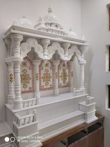 วัดหินอ่อนฝังลาย วัดหินอ่อน วัดมณฑีร์ วัดหินอ่อนสีขาว วัดหินอ่อนสำหรับประกอบพิธีกรรม วัดหินอ่อนฝังลายสำหรับบ้าน - Product Image 6