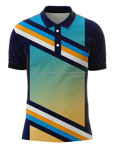 Maillot de cricket personnalisé avec logo, col montant, manches courtes, respirant, anti-humidité, grandes tailles, tenue d'équipe - Product Image 3