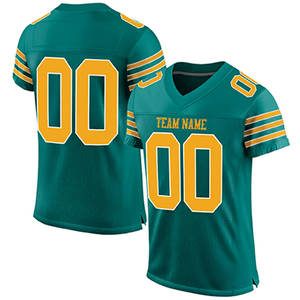 Jersey de Fútbol Americano Personalizado de Última Moda OEM para Hombre, Impresión Digital, Manga Corta, Logotipo para Equipo Deportivo - Product Image 5