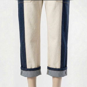 Mono casual de tirantes para mujer, 100% algodón, estilo veraniego, largo hasta la rodilla, con peto, de moda, novedad. - Product Image 6