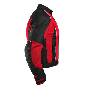 Veste de moto pour homme de qualité supérieure, imperméable, respirante, en textile, avec protections intégrées. - Product Image 2