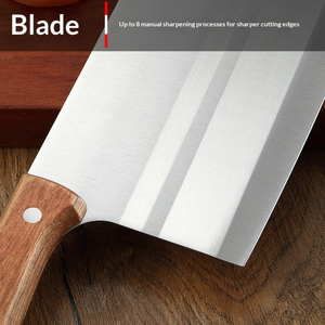 Couteau à découper la viande LEGACY BLADES, fait main, en acier à haute teneur en carbone, écologique, passe au lave-vaisselle, lame tranchante comme un rasoir, manche en bois, pour la cuisine - Product Image 2