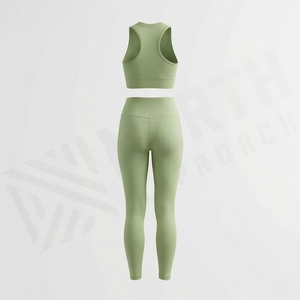 HighWaist Solid <b>Pattern</b> Running Pants Womens Yoga <b>Leggings</b> Gym Fitness Workout Activewear Exercise Sports Garment Gear - Product Image 2