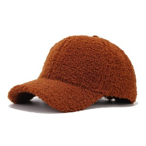 Custom <b>Men</b> And Women Outdoor Travel <b>Winter</b> Warm Sport <b>Cap</b> Lamb Wool Baseball <b>Caps</b> - Product Image 2