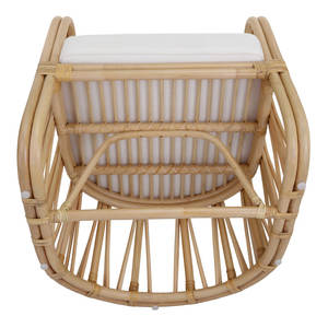 Sillón decorativo para sala de estar en diseño de ratán - Product Image 5