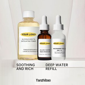 Suero facial de ácido ascórbico 8% con ácido hialurónico, B5 y ácido glicólico para hidratación y cuidado de <span class=keywords><strong>la</strong></span> <span class=keywords><strong>piel</strong></span> - Product Image 4