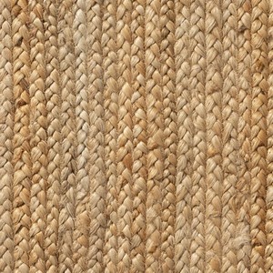 พรมปอกระเจาธรรมชาติสีทึบสไตล์บ้านไร่สานแบบแบนไม่ลื่นด้านหลังเป็นยาง - Product Image 5