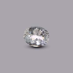 6.05 Carat Natural Sky Blue Aquamarine Oval Cabochon Loose Gemstone for Fine Jewelry - Product Image 1