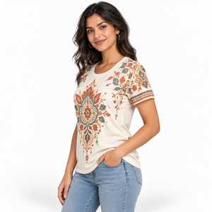 Camiseta para Mujer con Material Cómodo, Ligero y de Alto Rendimiento, Ajuste Flexible para un Estilo Casual Moderno y Uso Diario - Product Image 4