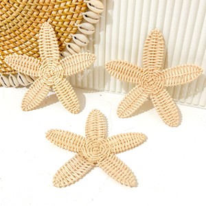 Set of braided rattan <b>flowers</b> wholesale supply luxury wall art eco-friendly wall-mounted pieces - Product Image 2