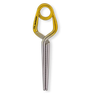 Pince d'occlusion manuelle réutilisable en acier inoxydable de qualité chirurgicale, légèrement incurvée, pour vaisseaux, 11 mm, vente en gros - Product Image 4