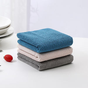 Wholesale Customized Logo High-quality Compressed Cotton <b>Kitchen</b> <b>Towels</b> Solid Color Woven Rectangle Quick-Dry Machine Washable - Product Image 5