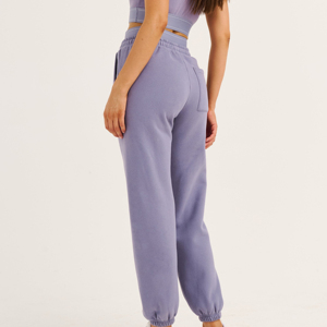Women’s Relaxed Fit <b>Fleece</b> <b>Jogger</b> Pants With Elastic Cuffs Adjustable Drawstring Waist And Soft Casual Lounge Style - Product Image 5