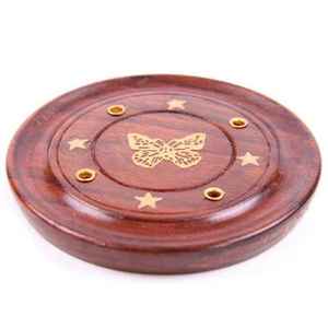 Premium Quality Wood Brass <b>Incense</b> <b>Stick</b> <b>Holder</b> For Home Festive Temple Aromatherapy Use Flower Pattern Meditation <b>Incense</b> Tray - Product Image 5