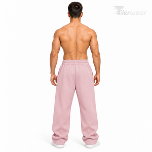 <b>Men</b> Oversized Loose Jogger Pants Cotton French Terry 400 GSM Soft Breathable Casual Streetwear Sweatpants Gym Fitness Training - Product Image 4