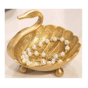 Último Diseño: Soporte para Anillos de Latón con Forma de Cangrejo, Bandeja Decorativa de Metal para Joyas, Bandeja de Aluminio para Tocador, Plato Náutico para Joyas y Decoración de Escritorio - Product Image 6