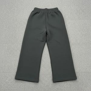 Pantalon de survêtement évasé ample en coton 100 % personnalisé OEM pour homme, brodé, à jambes larges, pour l'automne et l'hiver - Product Image 6