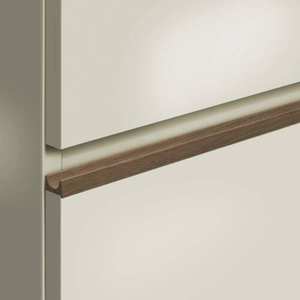 Poignée en aluminium grain de bois style Mid-Century, profil Sardana Série 1000 pour la décoration de chambres, salles de bain et bureaux à domicile, service de découpe - Product Image 3