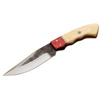 Couteau de poche pliant en acier au carbone avec manche en bois, design vintage classique, couteau de camping, utilitaire EDC pour l'extérieur, vente en gros OEM